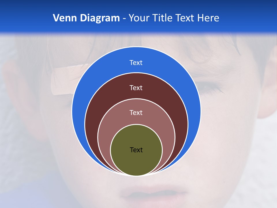 Wound Hurt Kid PowerPoint Template