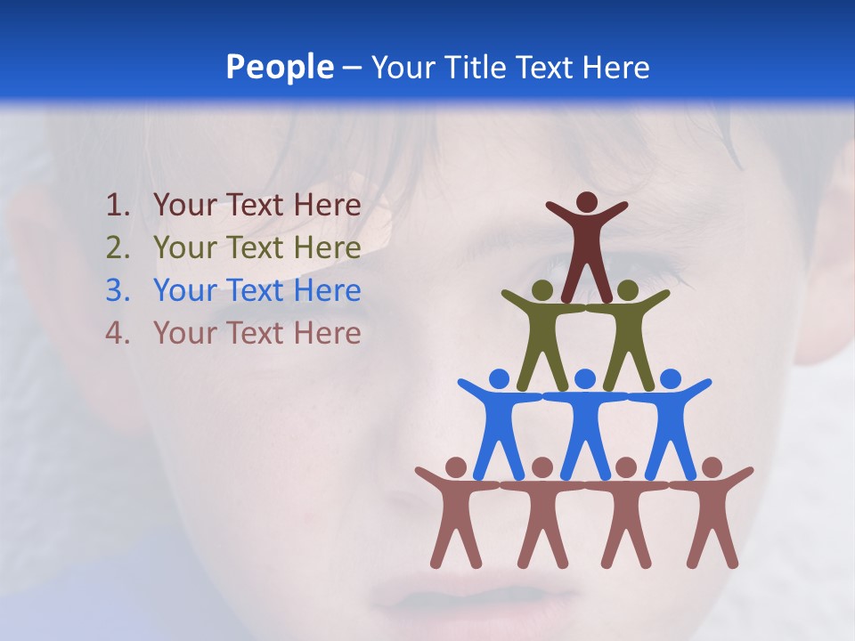 Wound Hurt Kid PowerPoint Template