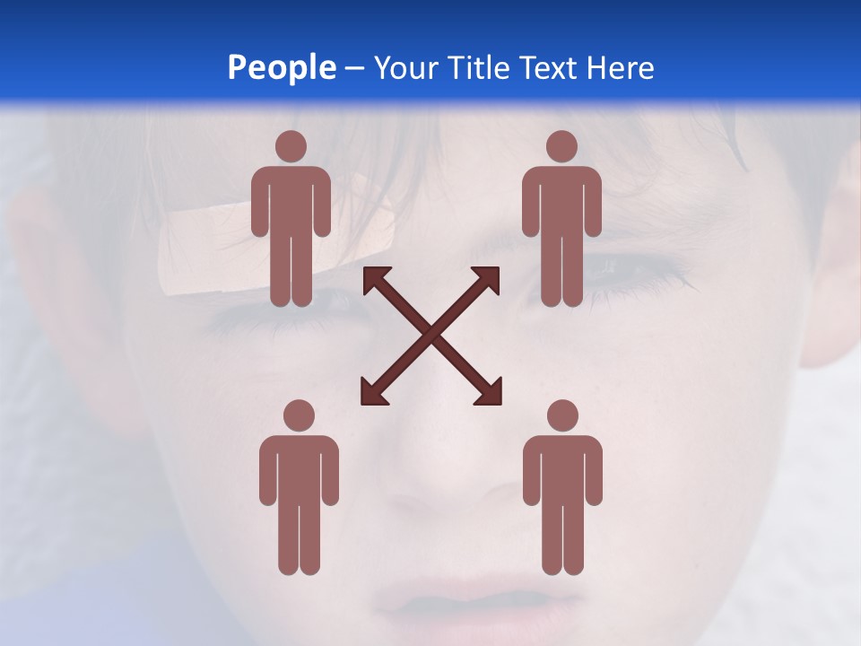 Wound Hurt Kid PowerPoint Template