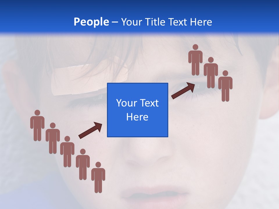 Wound Hurt Kid PowerPoint Template