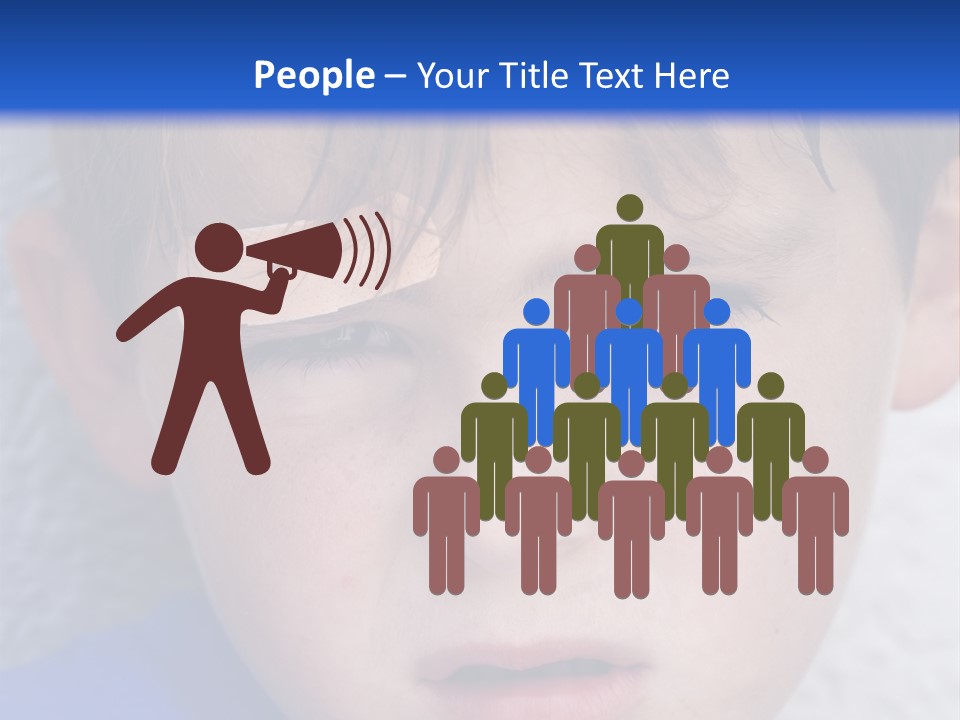 Wound Hurt Kid PowerPoint Template