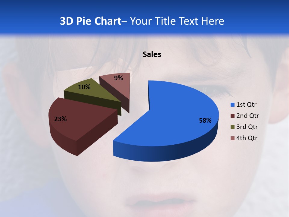 Wound Hurt Kid PowerPoint Template