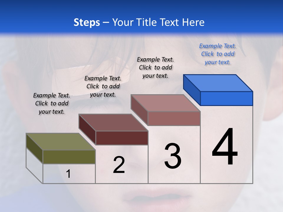 Wound Hurt Kid PowerPoint Template