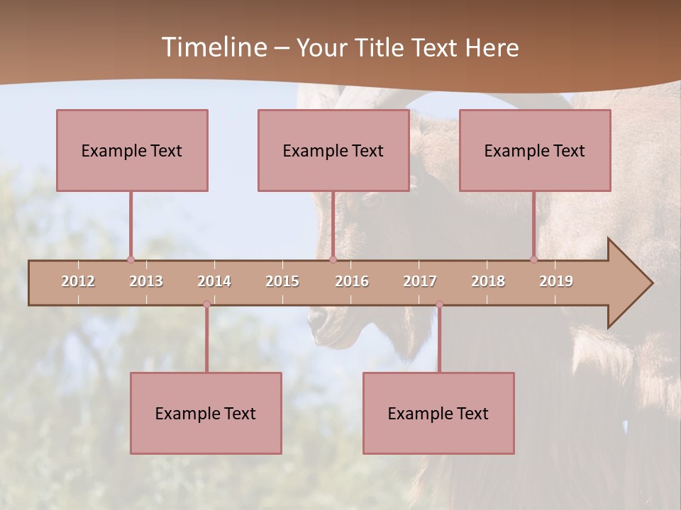 Waddan Sheep Artiodactyla PowerPoint Template