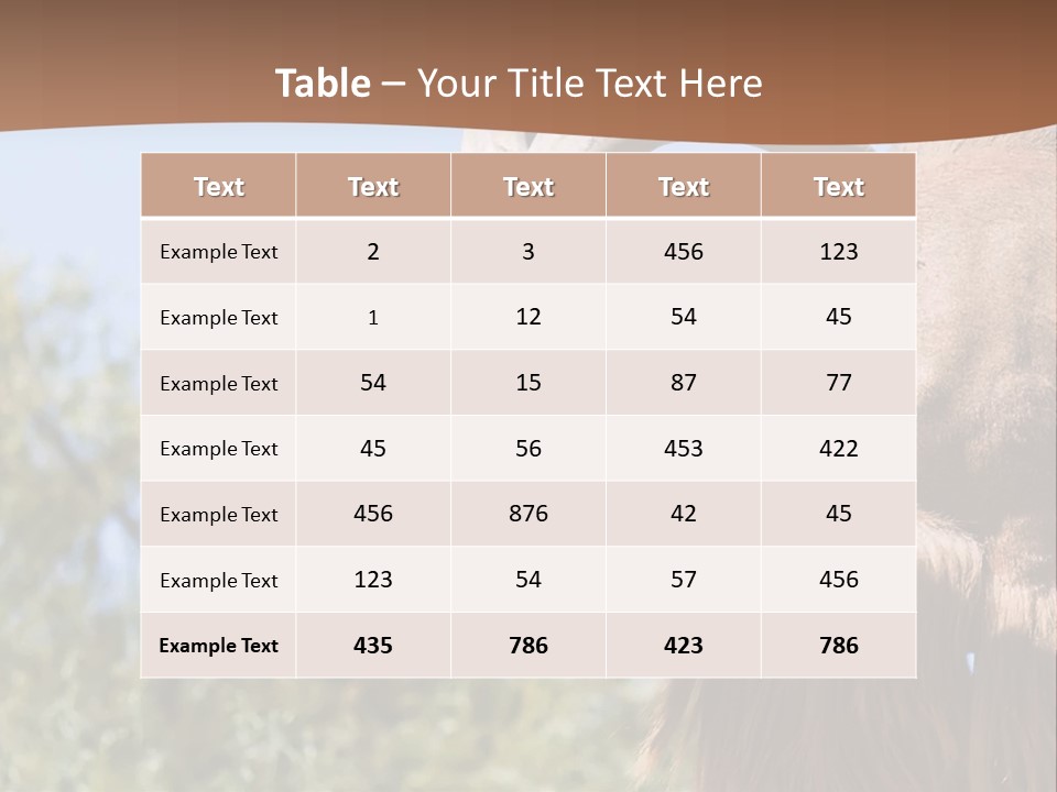 Waddan Sheep Artiodactyla PowerPoint Template