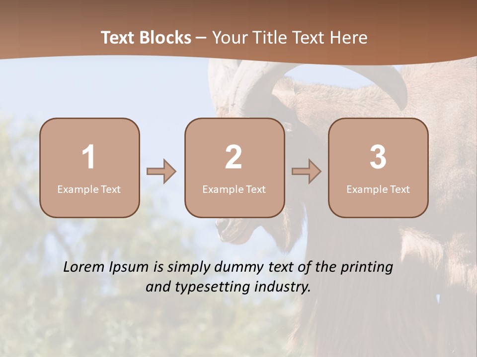 Waddan Sheep Artiodactyla PowerPoint Template