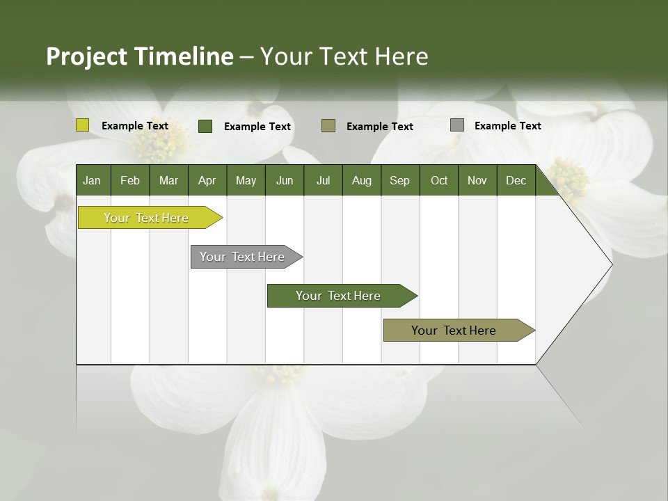 Landscape Deciduous Landscaping PowerPoint Template