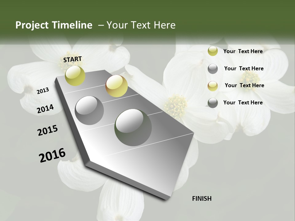 Landscape Deciduous Landscaping PowerPoint Template