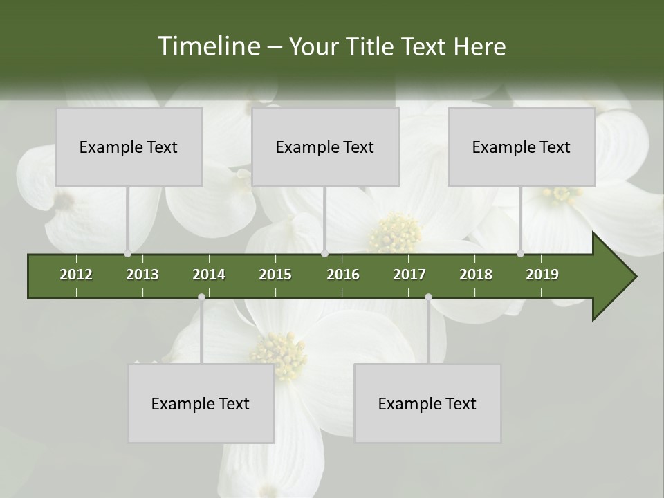 Landscape Deciduous Landscaping PowerPoint Template