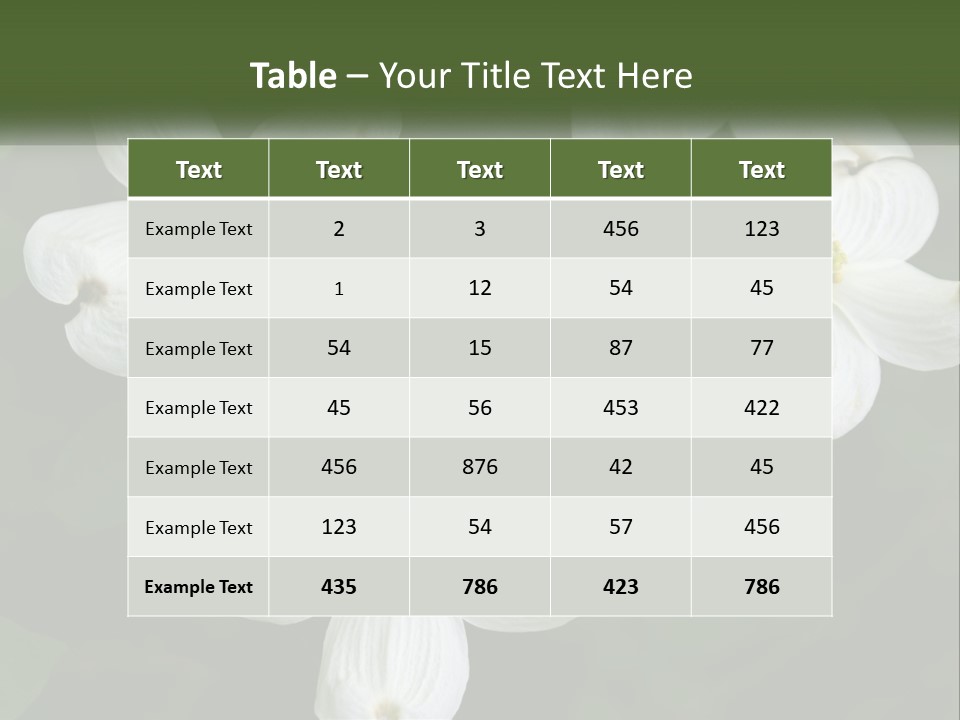 Landscape Deciduous Landscaping PowerPoint Template