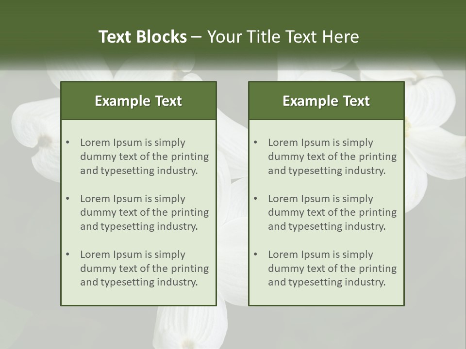 Landscape Deciduous Landscaping PowerPoint Template