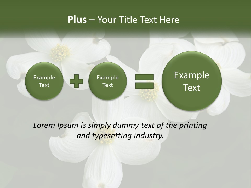 Landscape Deciduous Landscaping PowerPoint Template