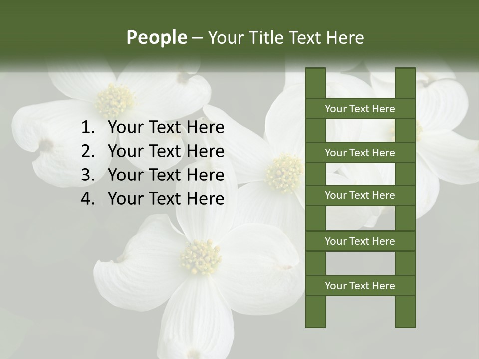 Landscape Deciduous Landscaping PowerPoint Template