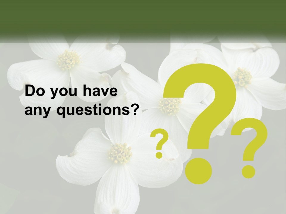 Landscape Deciduous Landscaping PowerPoint Template