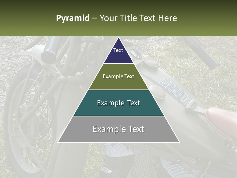 Two Antique Motorcycle PowerPoint Template