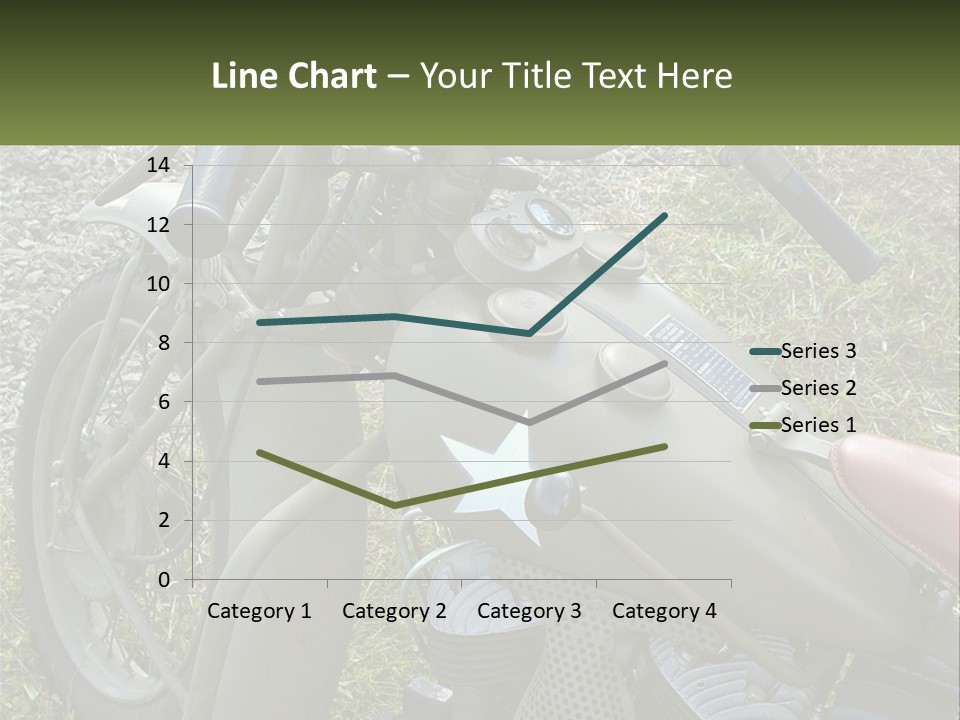 Two Antique Motorcycle PowerPoint Template