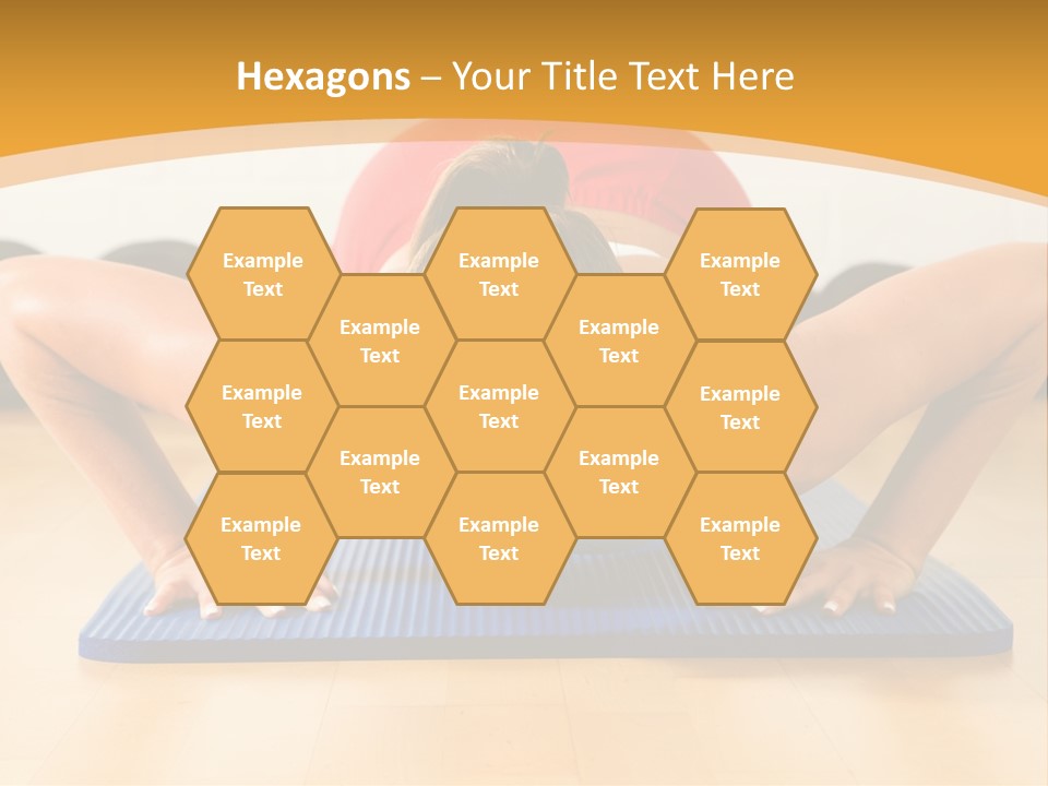 Push Up Strength Young PowerPoint Template