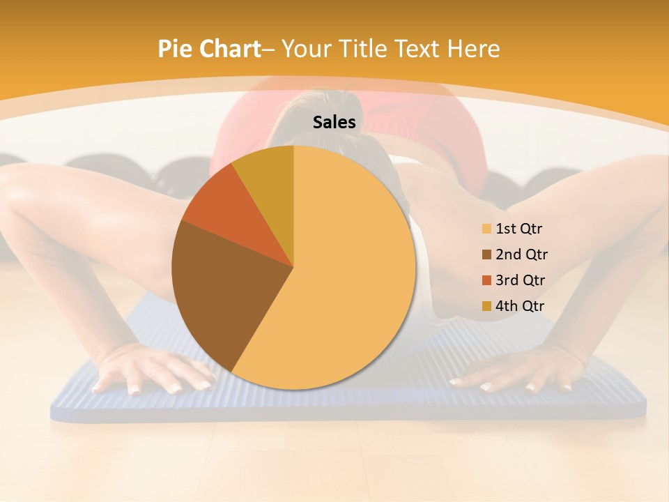 Push Up Strength Young PowerPoint Template