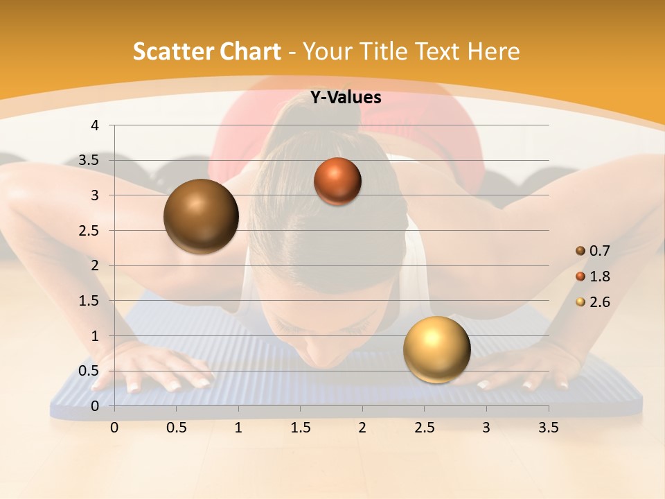 Push Up Strength Young PowerPoint Template