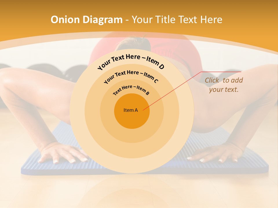 Push Up Strength Young PowerPoint Template