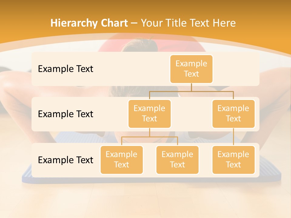 Push Up Strength Young PowerPoint Template
