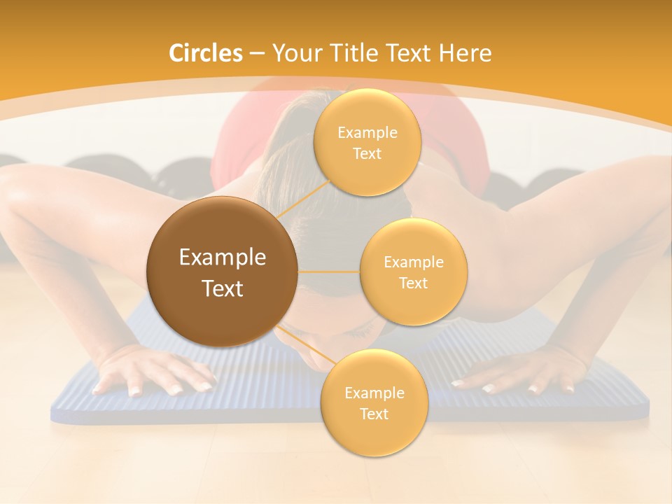 Push Up Strength Young PowerPoint Template