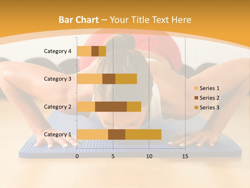 Push Up Strength Young PowerPoint Template