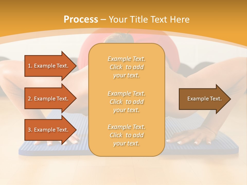 Push Up Strength Young PowerPoint Template