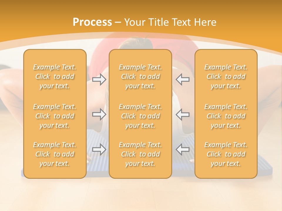Push Up Strength Young PowerPoint Template