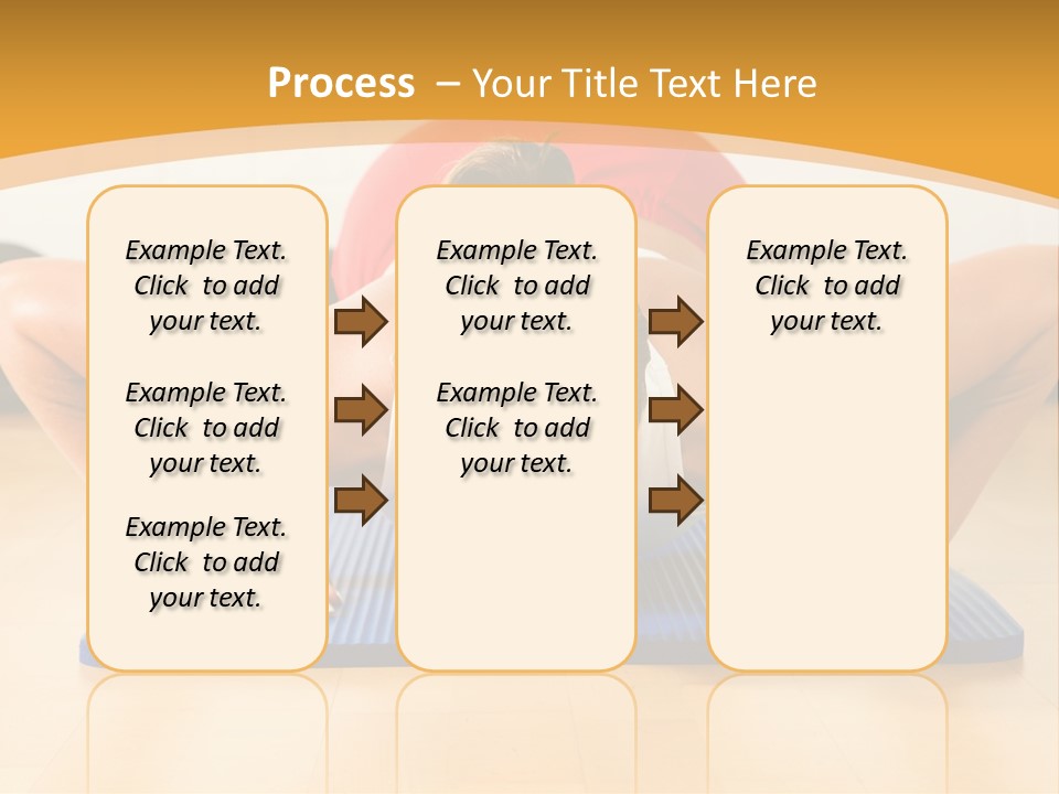 Push Up Strength Young PowerPoint Template