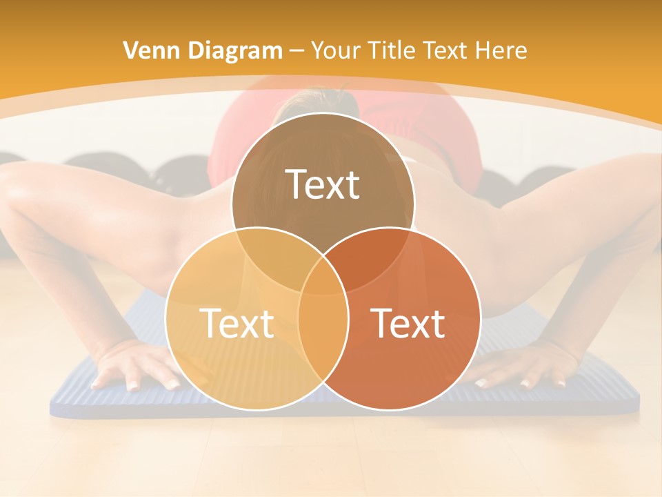 Push Up Strength Young PowerPoint Template