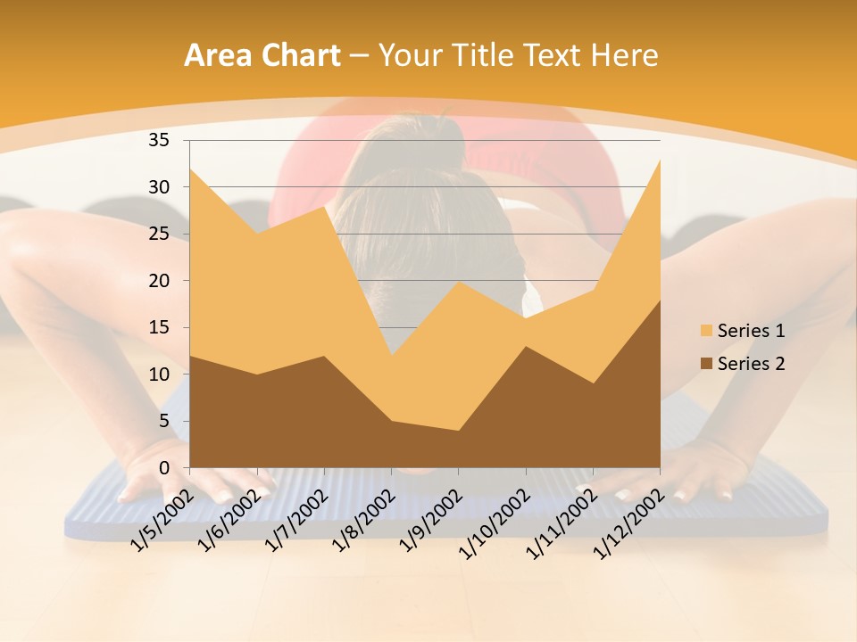 Push Up Strength Young PowerPoint Template