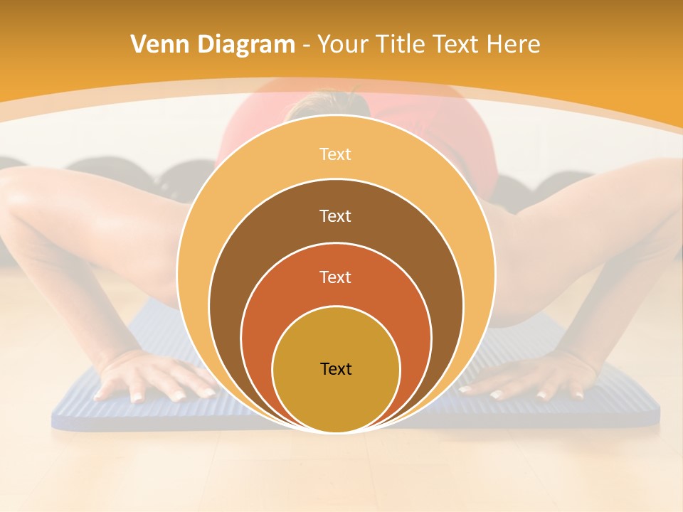 Push Up Strength Young PowerPoint Template