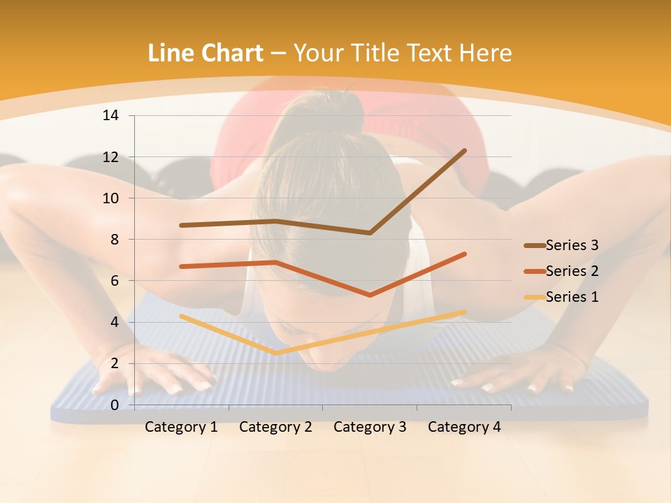 Push Up Strength Young PowerPoint Template