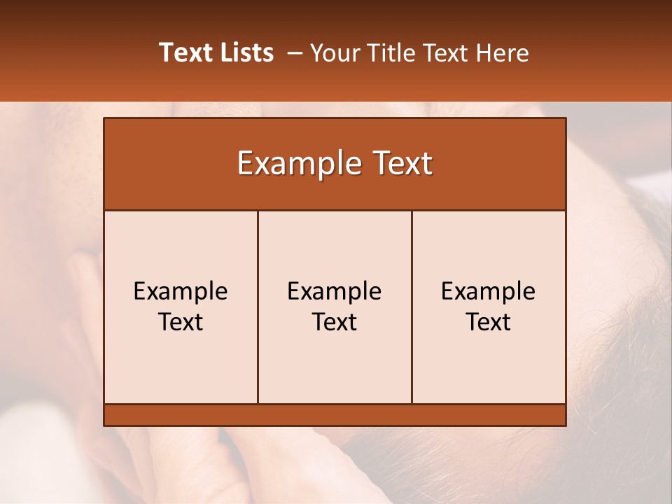 Diagonal Alternative Male PowerPoint Template