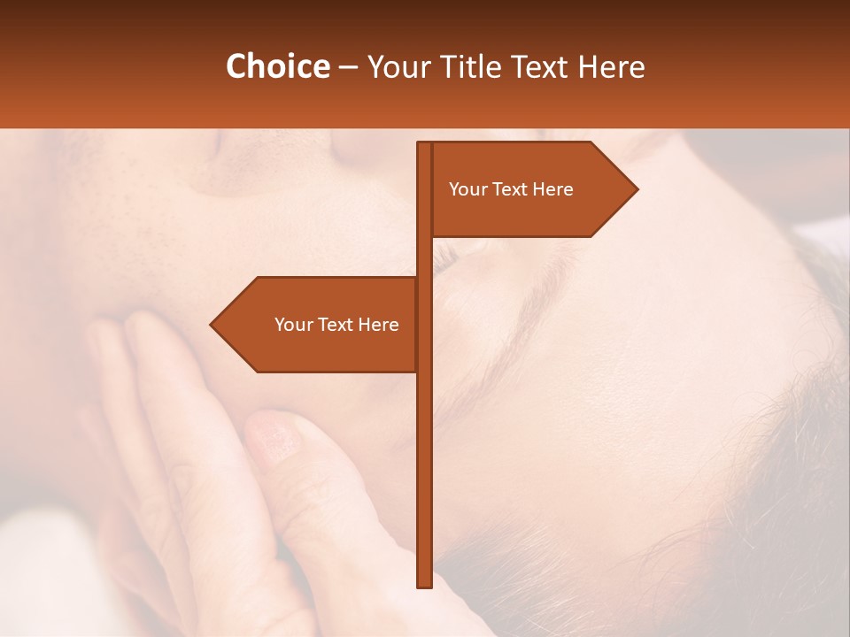 Diagonal Alternative Male PowerPoint Template