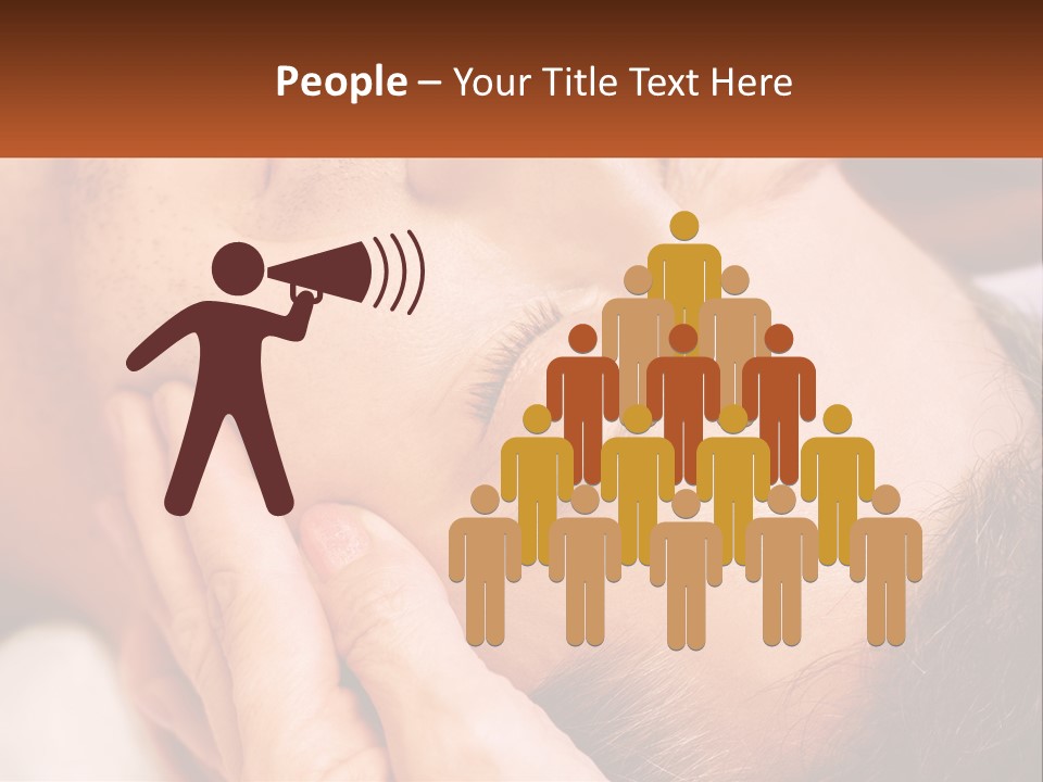 Diagonal Alternative Male PowerPoint Template