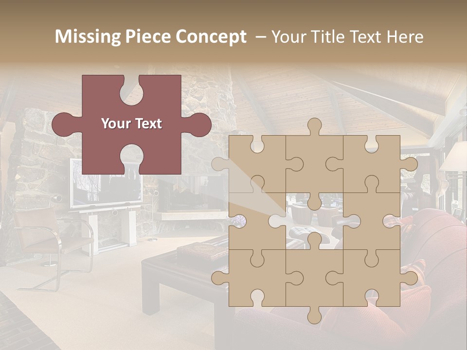 Fixtures Room Residence PowerPoint Template