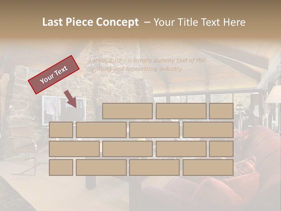 Fixtures Room Residence PowerPoint Template