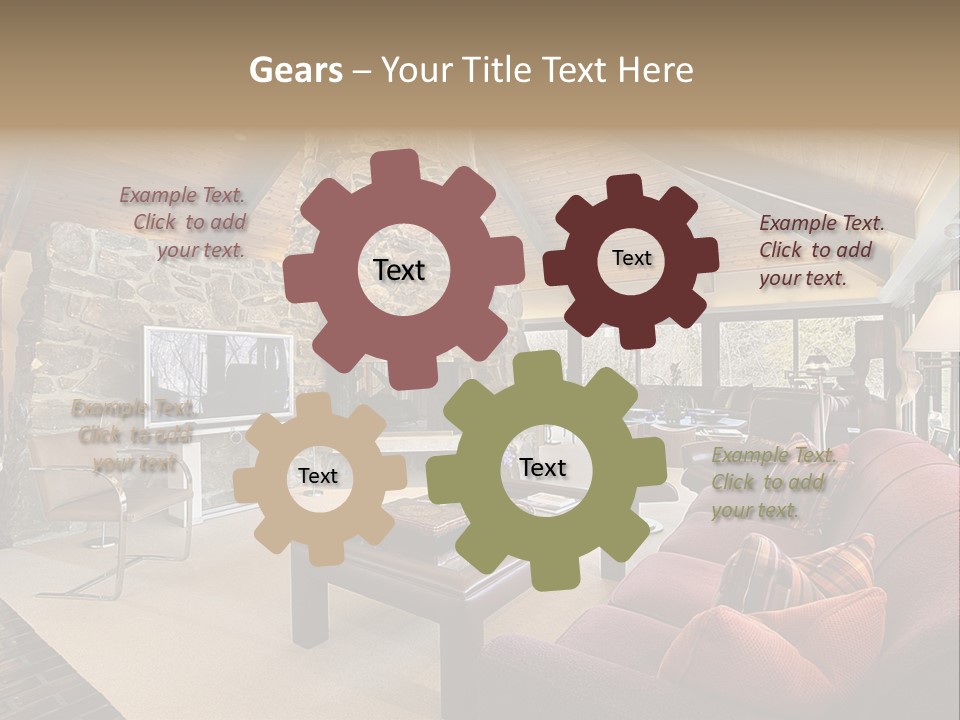 Fixtures Room Residence PowerPoint Template