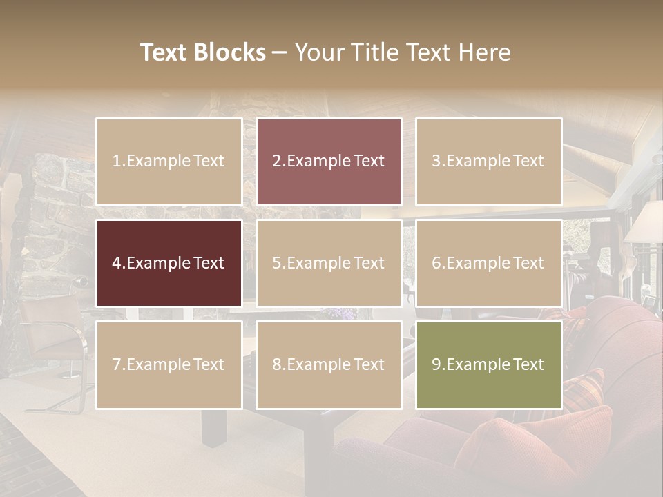 Fixtures Room Residence PowerPoint Template