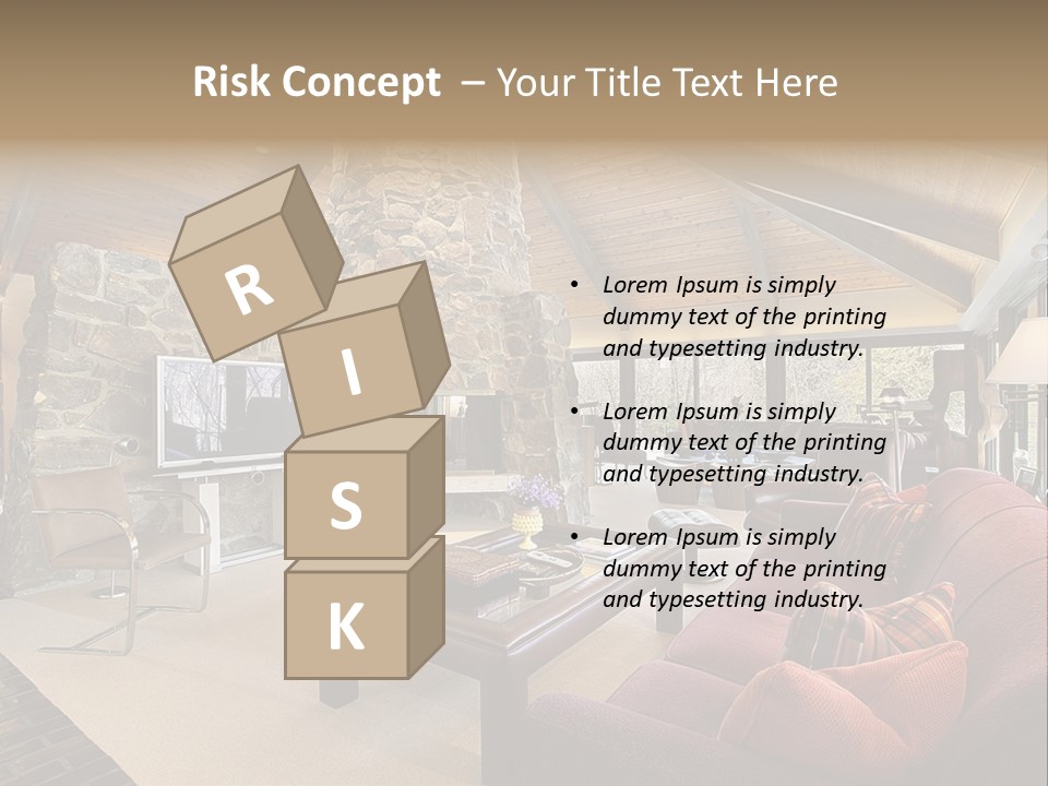 Fixtures Room Residence PowerPoint Template