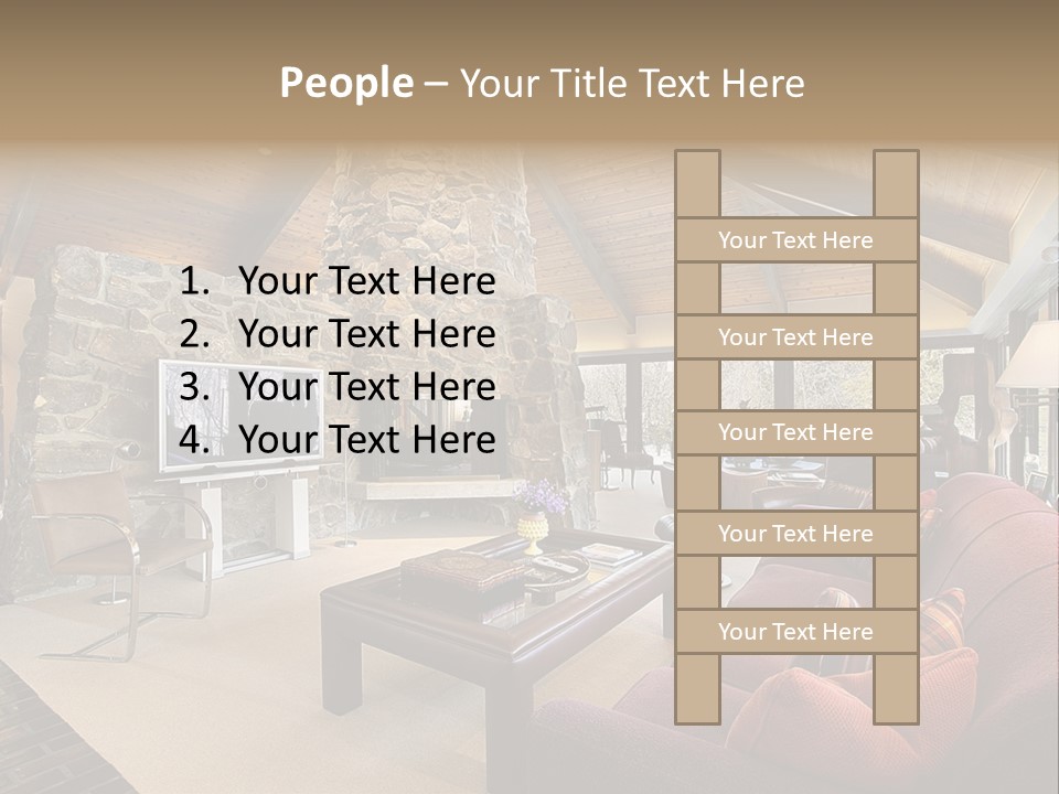 Fixtures Room Residence PowerPoint Template