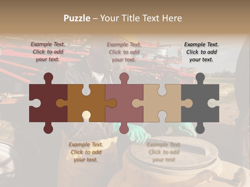 Mask Visor Landscape PowerPoint Template