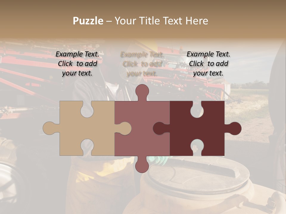 Mask Visor Landscape PowerPoint Template