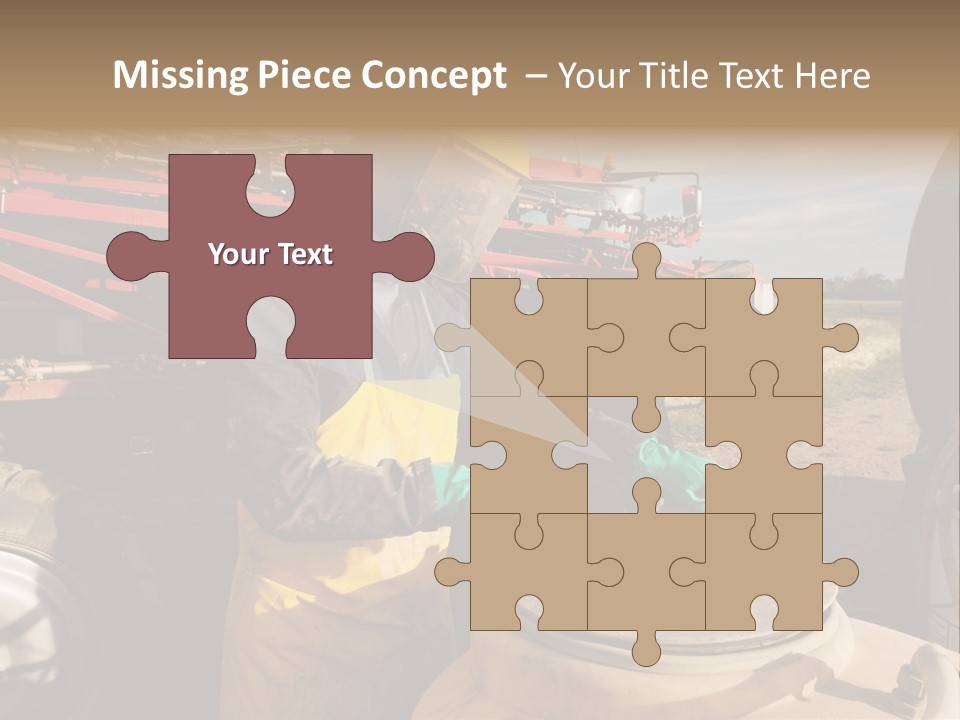 Mask Visor Landscape PowerPoint Template