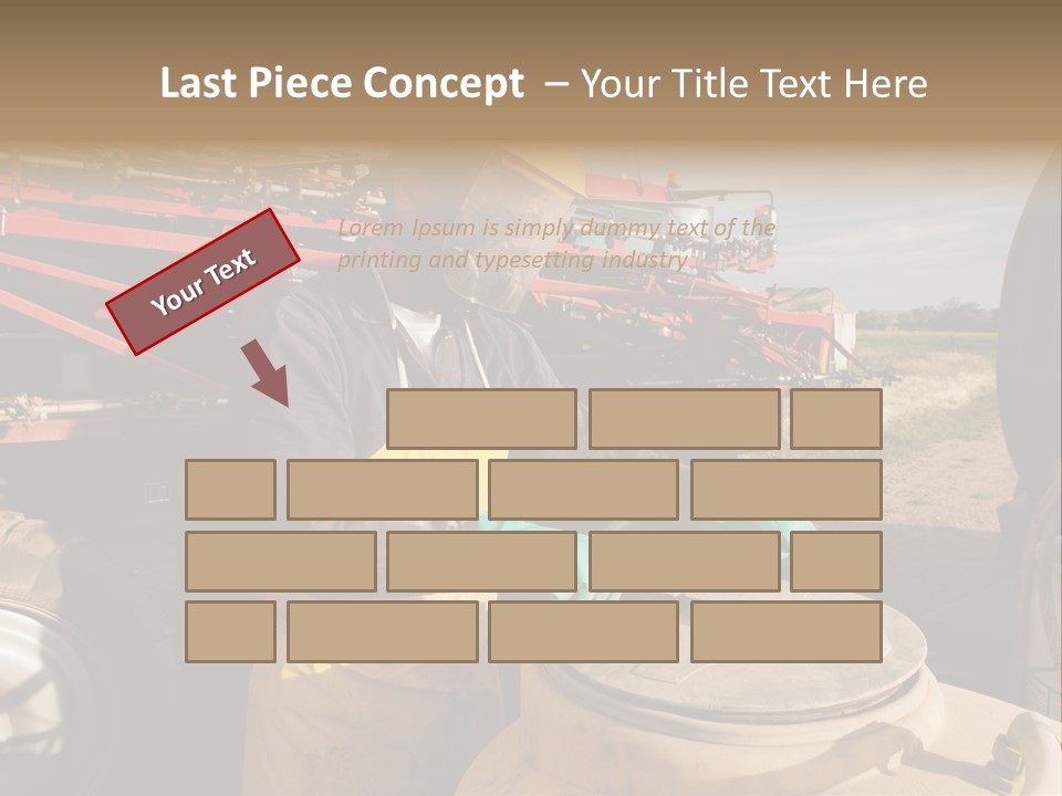 Mask Visor Landscape PowerPoint Template