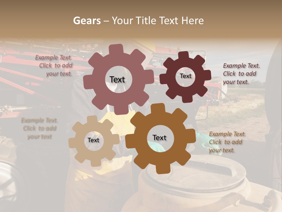 Mask Visor Landscape PowerPoint Template