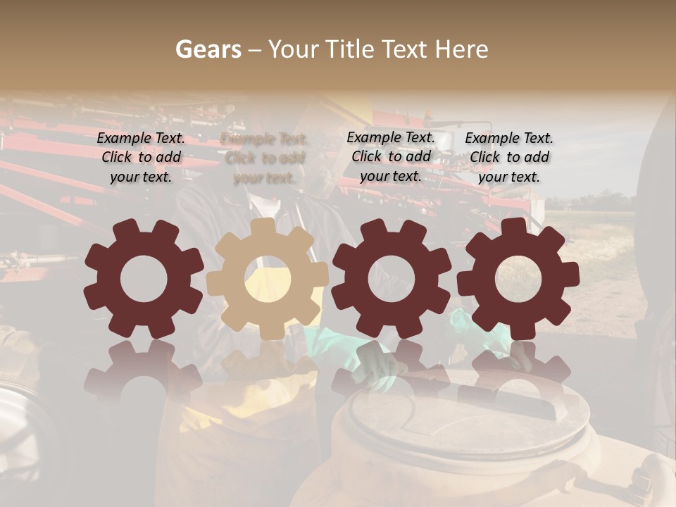 Mask Visor Landscape PowerPoint Template