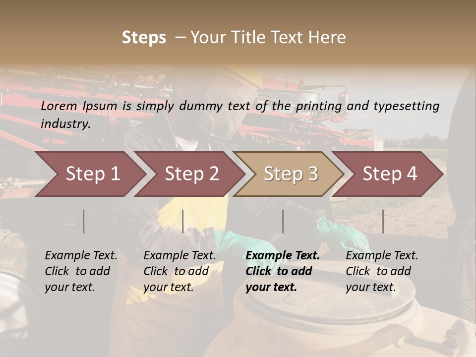 Mask Visor Landscape PowerPoint Template